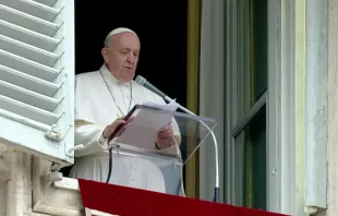 Pope Francis delivers his Angelus address at the Vatican, June 6, 2021. Screenshot from Vatican News YouTube channel.